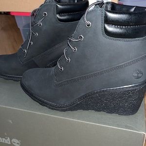 Timberland Amston Wedge Lace Boots